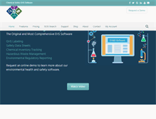 Tablet Screenshot of chemicalsafety.com